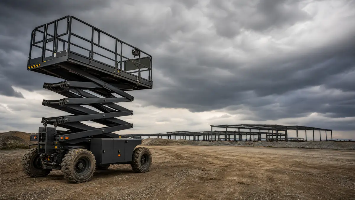 Rough Terrain Scissor Lifts jobsite access in San Antonio